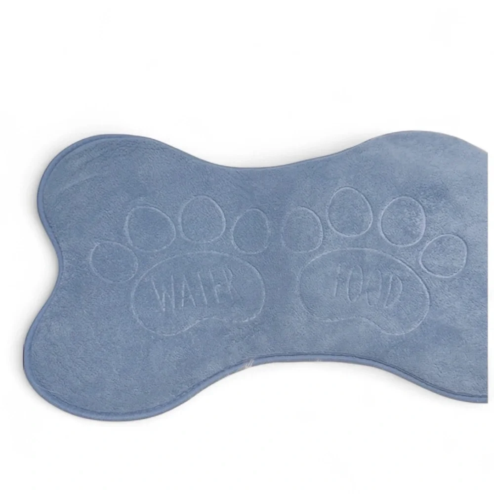 Blue Dog Feeding Mat